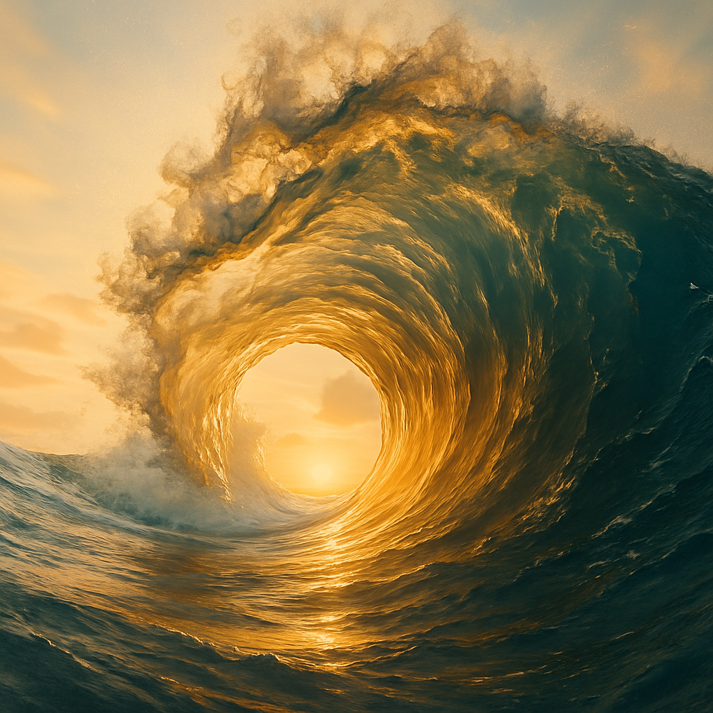 Privacy Policy Wellness Endless Wave visual representation of trust and data flow
